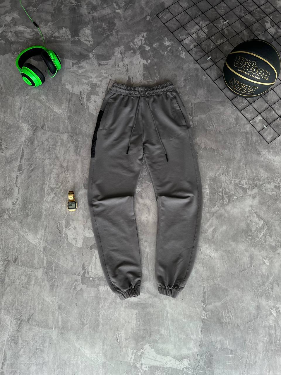 Чоловічі спортивні штани Nike M2135 темно-сірі, фото 1