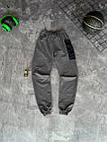 Чоловічі спортивні штани Nike M2135 темно-сірі, фото 5