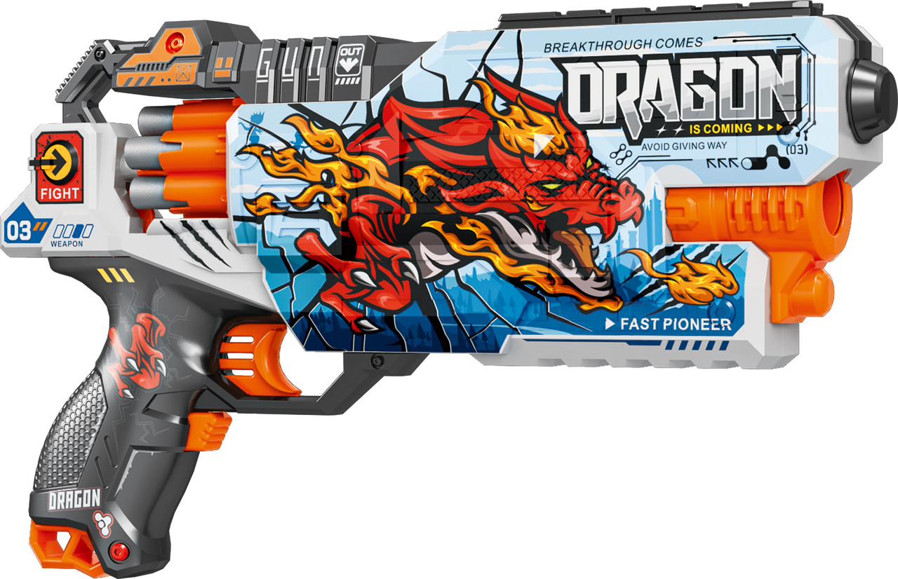 Пістолет автоматичний Turbo&Fast Дракон, фото 1