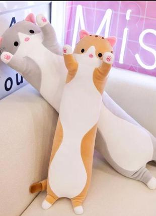 Іграшка плюшева у формі кішки 90 см DOLL 1498-50, фото 1