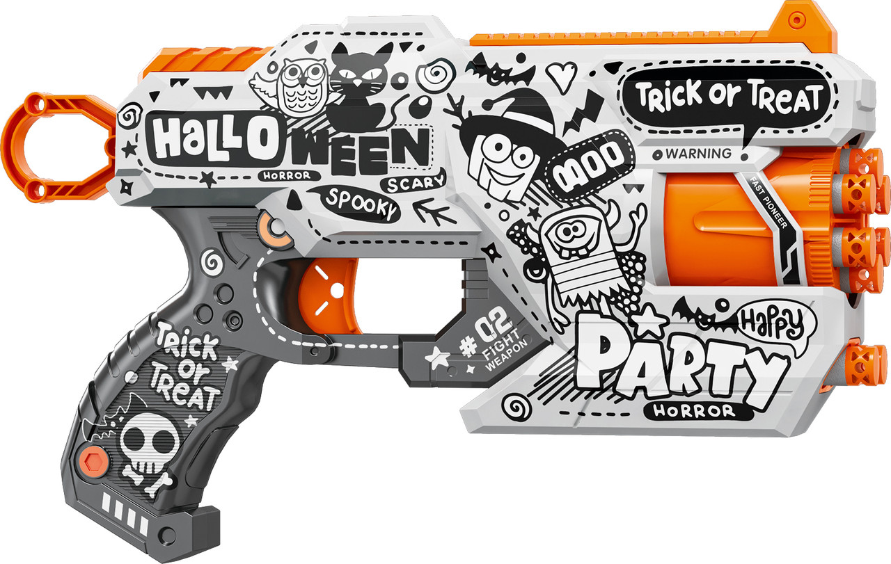 Пістолет механічний 28 см Turbo&Fast Вечірка Привидів, фото 1