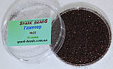 Глітер (блискітки), колір — коричневий темний, 10 г. No22, фото 2