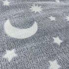 Великий дитячий плед 150 x 180 см, що світиться у темряві, космічне покривало із зірками для дітей., фото 5