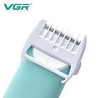 Дитяча машинка для стрижки волосся VGR V-151, безшумна акумуляторна, бездротовий триммер, водонепроникна, фото 4