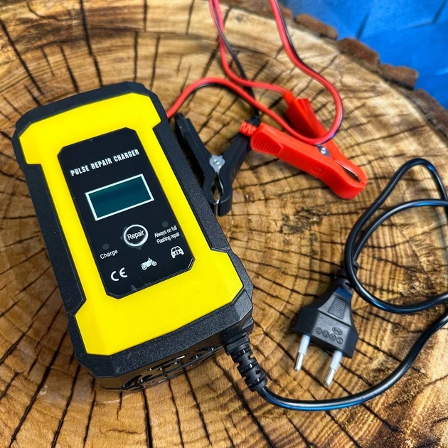 Автоматичний імпульсний зарядний пристрій Battery Charger 8446 6A 12V для автомобільного акумулятора