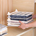 Органайзер для складання одягу та футболок Fold Pot 33 x 25,5 см компактний контейнер для зберігання речей, фото 4