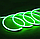 Стрічка силіконова LED NEON 5M Green Світлодіодна стрічка зелена 12V-220V, фото 2
