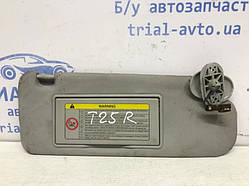 Козирок сонцезахисний правий Toyota Avensis T25 2.0 DIESEL 1CDFTV 2003 (б/в)
