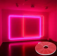 Стрічка силіконова LED NEON 5M RED Світлодіодна стрічка червона  12V-220V