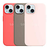 Чохол Silicone Case with MagSafe для iPhone 15 Колір Clay, фото 2