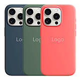 Чохол Silicone Case with MagSafe для iPhone 15 Pro Колір Cypress, фото 2
