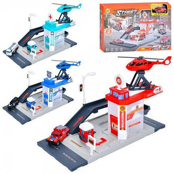 Іграшковий Гараж з транспортом 22 деталі MH-173-74-75 G-Rich