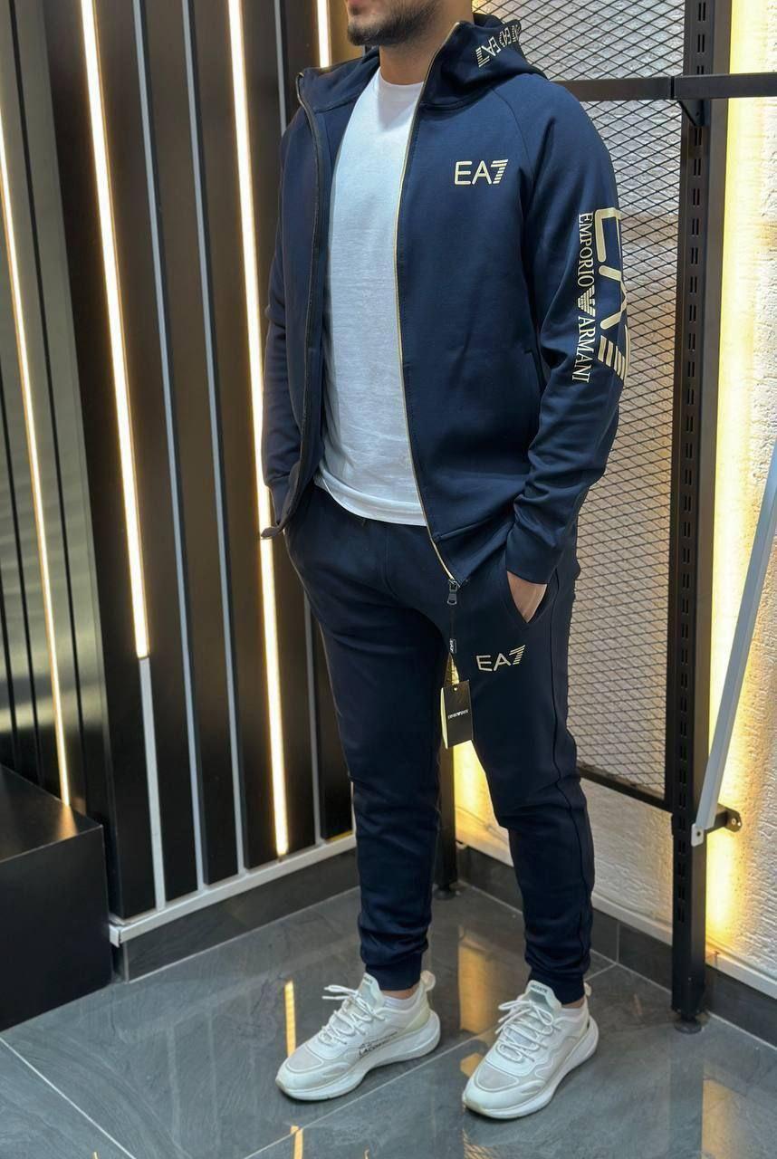 Чоловічий спортивний костюм Armani CK8647 синій, фото 1