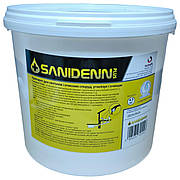 Препарат для прочистки усіх типів септиків Sanidenn PLUS 4,5кг. Розріджує, очищає, знежирює