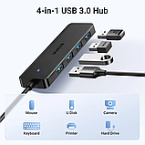 USB-хаб Ugreen CM219 4 USB-A 3.0 ports and USB-A 3.0 cable 15cm (25851), фото 2