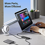 USB-хаб Ugreen CM219 4 USB-A 3.0 ports and USB-A 3.0 cable 15cm (25851), фото 7