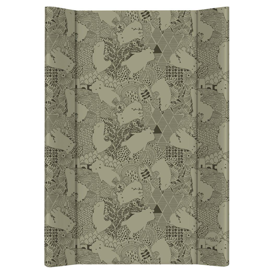 Повивальна дошка жорстка Ceba Baby Hard short changing pad (50x70 cm) W-216-000-722 basic patterns, фото 1