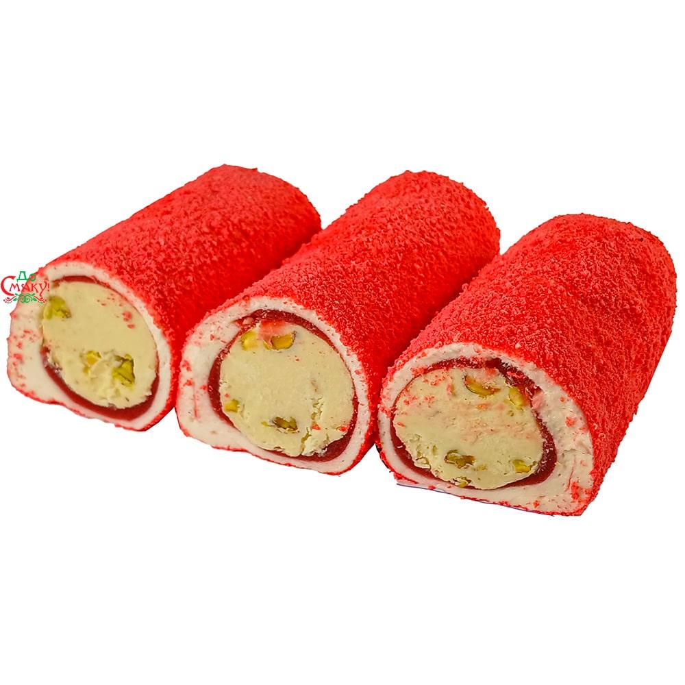 Рахат лукум #16 Рулет з фісташкою та малиновим мармеладом 250 г