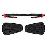 Турнік розсувний Cornix Elite+ 100-140 см XR-0295 Black/Red, фото 8