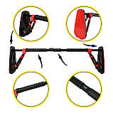 Турнік розсувний Cornix Elite+ 100-140 см XR-0295 Black/Red, фото 9