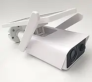 Вулична автономна камера із сонячною панеллю та датчиком руху Q1-400W Портативна камера 2Мп, фото 4