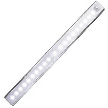 Акумуляторна світлодіодна LED лампа з датчиком руху 50 см Cabinet light Портативна USB лампа
