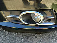 Окантовки противотуманных фар (2 шт., нержавейка) OmsaLine - Итальянская Нержавейка для Chevrolet Cruze