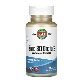 Zinc 30 Orotate Sustained Release - 90 tabs