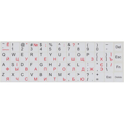 Наклейка на клавіатуру Brain white (STBRNTRWHITE), фото 1