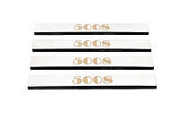 Накладки на пороги (Carmos, 4 шт, нержавеющая сталь) для Peugeot 5008 2009-2016 гг