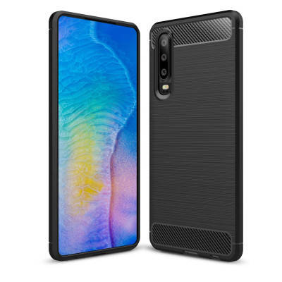 Чохол до мобільного телефона Laudtec для Huawei P30 Carbon Fiber (Black) (LT-P30B), фото 1