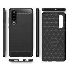 Чохол до мобільного телефона Laudtec для Huawei P30 Carbon Fiber (Black) (LT-P30B), фото 4
