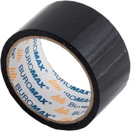 Скотч Buromax Packing tape 48мм x 35м х 43мкм, black (BM.7007-01), фото 1