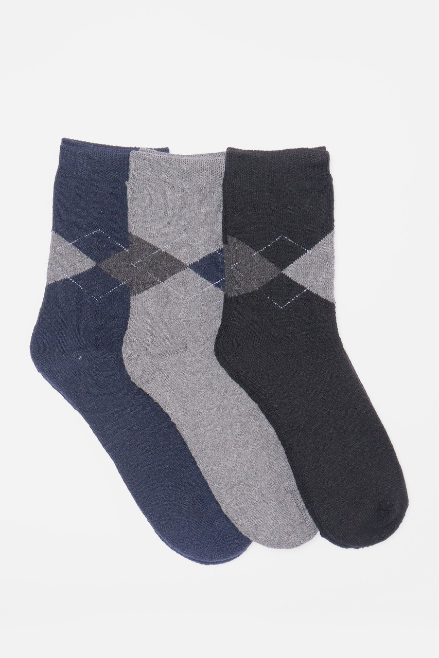 Набір шкарпеток чоловічих махрових 3 штуки р.42-48 190394M, фото 1