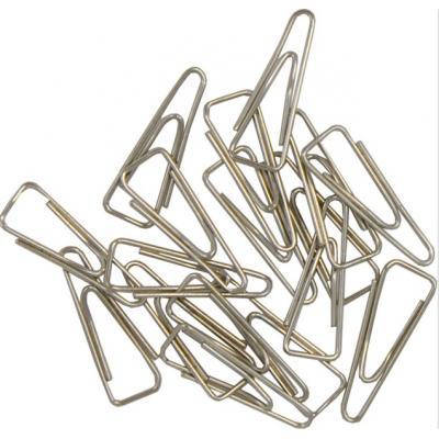 Скріпки канцелярські Buromax 25мм, nickel-plated, triangular, 100шт (BM.5007), фото 2