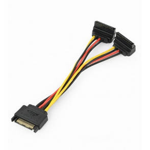 Кабель живлення SATA power 0.15m Cablexpert (CC-SATAM2F-02), фото 2