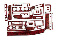 Накладки для салона Темное дерево для BMW 3 серия E-46 1998-2006 гг