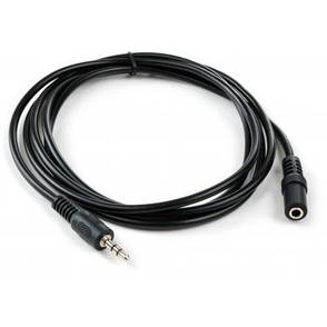 Кабель мультимедійний Jack 3.5mm M/F 1.8 m Vinga (VCPDCJ35MF1.8BK), фото 2