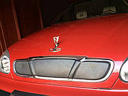 Зимняя накладка на решетку радиатора (верхняя) Матовый для Daewoo Lanos 1998-2017 гг