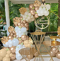 Набір повітряних кульок «Золота Монстера» для урочистості, латексні