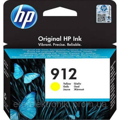 Картридж HP DJ No.912 Yellow (3YL79AE), фото 1