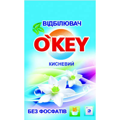Відбілювач O&apos;KEY кисневий для білої білизни 200 г (4820049381344), фото 1