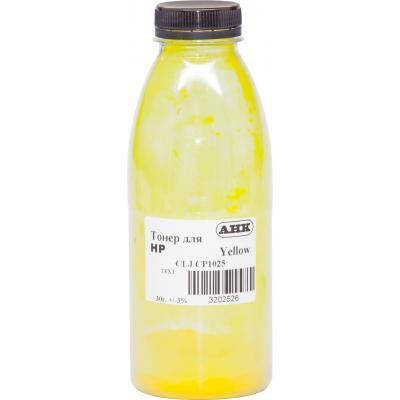 Тонер HP CLJ CP1025, 30г Yellow TEXT AHK (3202526), фото 1