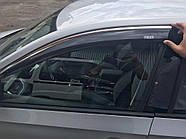 Ветровики с хромированным молдингом SD (4 шт, Niken) для Skoda Rapid 2012-2019 гг