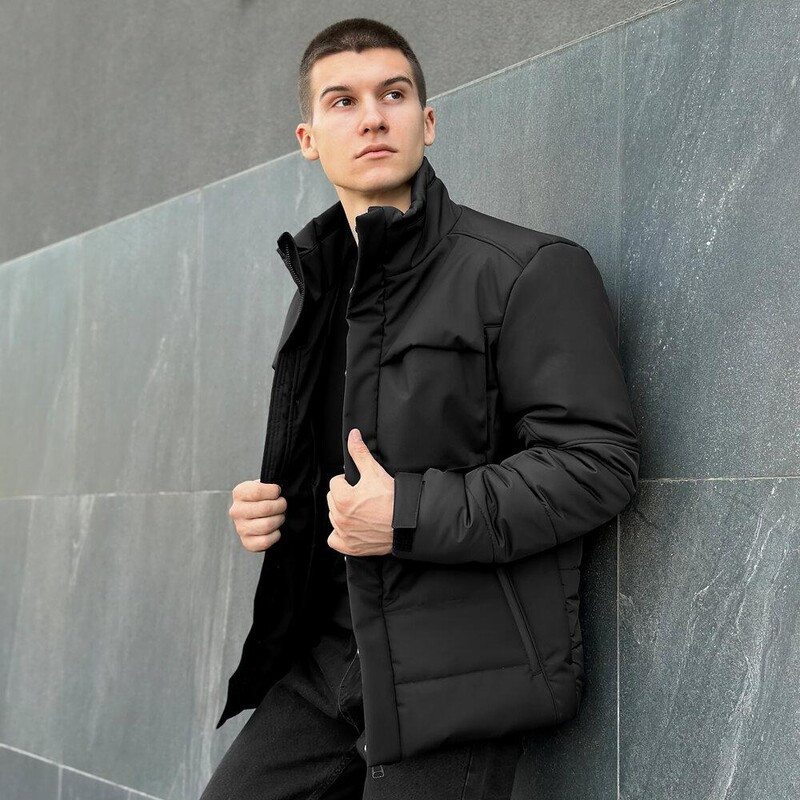 Повсякденна куртка від Pobedov чорного кольору Darkness, фото 1