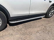 Боковые Подножки Tayga Grey (2 шт., Алюминий) 2014-2019 для Land Rover Discovery Sport 2014- гг