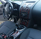 Накладки на Панель Приборов Титан для Nissan Qashqai 2007-2010 гг