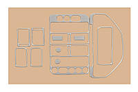 Накладки на панель приборов (1991-1996) Алюминий для Peugeot 106