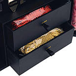 БДСМ-набір LOCKINK All-in-1 BDSM Play Kit - Crocodile Leather, 14 предметів, чорний, натуральна теляча шкіра, фото 6