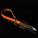 Регульована шлепалка LOCKINK Adjustable Slapper for Impact Play — Brown, фото 3